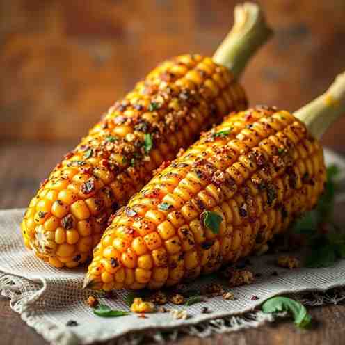 Roasted Corn on the Cob Recipe - Easy & Healthy Liberian Street Food
